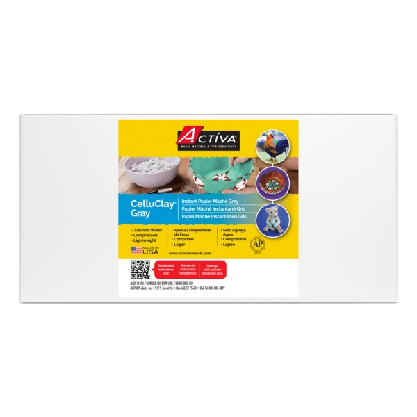  ACTIVA Fast Mache Fast Drying Instant Papier Mache - 4 pounds :  Arts, Crafts & Sewing