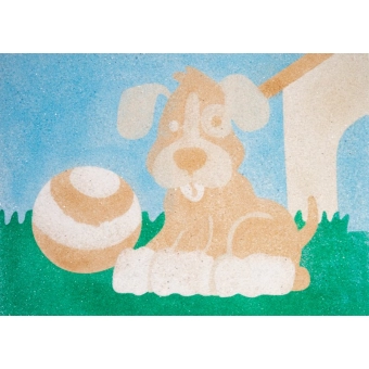 S&S Worldwide Adhesive Sand Art Boards for Creating Sand Pictures, Great  for Kids and Adults, 3 Each of 4 Dog & Cat Designs, 5 x 7 Pack of 12