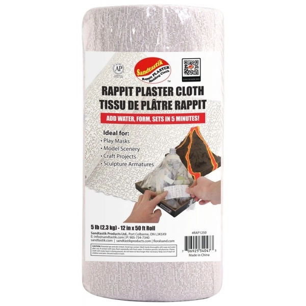 15 Pack of Rappit Plaster Cloth Medical Grade 8 in X 9 ft Rolls
